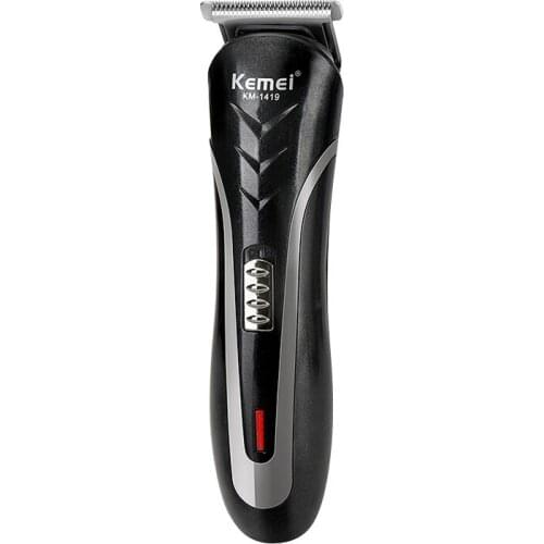 Kemei Rechargeable Hair Clipper Sharp Blade Professional Barber Trimmer with Carbon Steel Cutter Head Hair Cutting Machine 43K