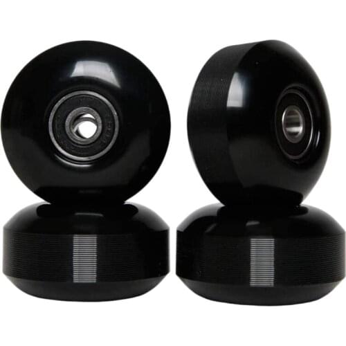 Skateboard Wheels with Bearings 52X30mm Street PU Wheels Skateboard Parts Cruiser Longboard Wheels (Set of 4)