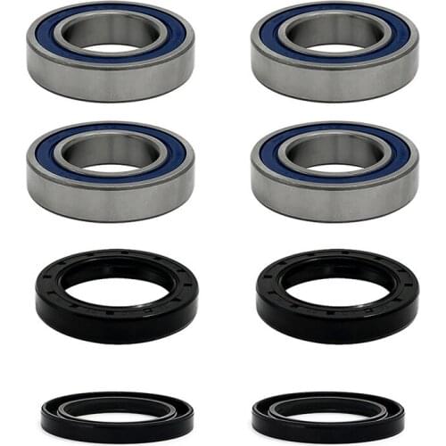 8 Pack Rear Wheel Bearing & Seals Kit For Suzuki 250 300 King Quad Quadrunner 4WD LTF LTF300F 4x4 LTF4WDX LT4WD