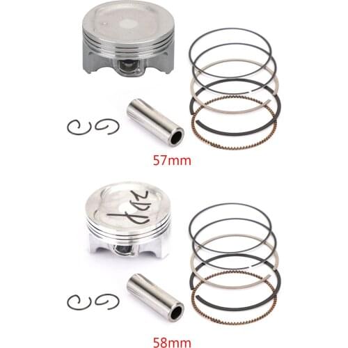 Areyourshop Piston Ring Pin Clip Kit STD 1.00MM Bore For Yamaha YZF R15 FZ150 3C1-E1631-00 3C1-E1631-11 Motor Parts