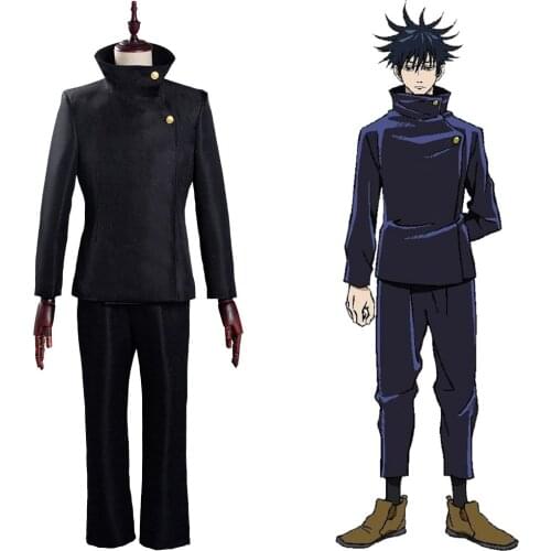 Jujutsu Kaisen Cosplay Megumi Fushiguro Cosplay Costume School Uniform Outfits Halloween Carnival Suit