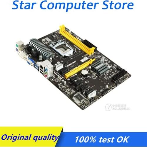 Mining BTC PRO Used for Biostar TB85 Desktop Motherboard 6GPU 6PCI-E Professional B85 LGA 1150 DDR3 16G SATA3 USB3.0