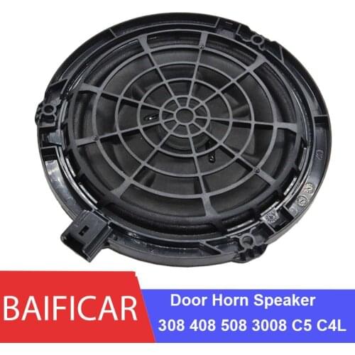 Baificar Brand New Car Door Horn Front Rear Speaker Loudspeaker Music Radio Tone For Peugeot 408 308 508 3008 Citroen C4L C5 C6