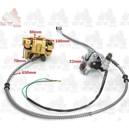 Front Disc Brake Caliper Adaptor Hydraulic System For Honda Monkey z50 Bike z50R