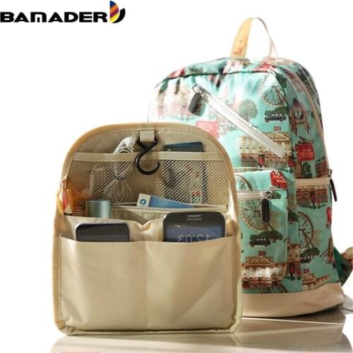 BAMADER Make-up Wash Organizer Bag Waterproof Oxford Cloth Backpack Insert lining Multifunction Portable Cosmetic Storage bag