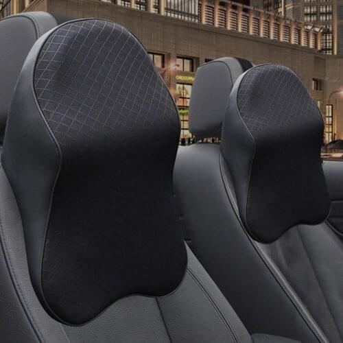 Universal Car Seat Headrest Pillow Memory Foam Head Neck Support Cushion Car Cushion For All Seasons