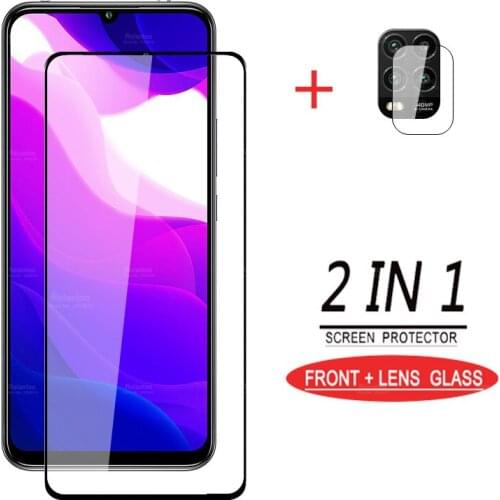 2in 1 camera lens screen protector on for xiaomi mi 10 lite glass for mi10lite mi 10lite on xionmi 10light 5G phone safe film