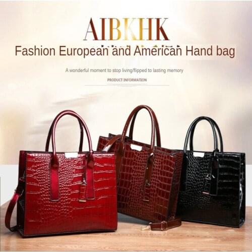 Luxury Crocodile Skin Women Shoulder Bags Solid Fashion INS Hot Sales High Quality Ladies Bag Tote Crossbody Bags 2021 New Bag