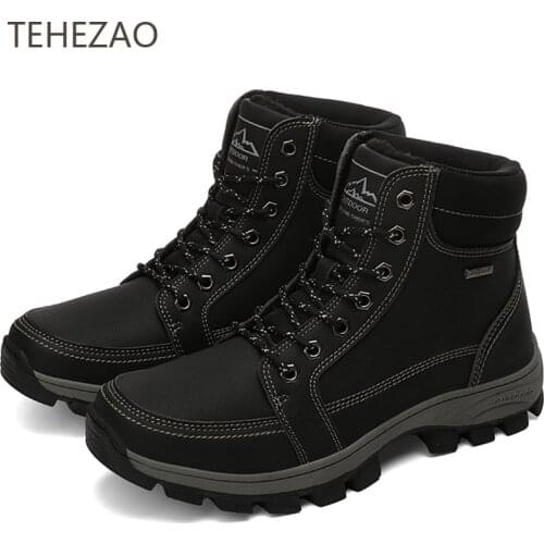 Winter Foot-Wrapped Fleece Lined Hiking Shoes To Keep Warm and Cold Travel Lightly Loaded Hand-Sewn Fashion Trendy Sneakers