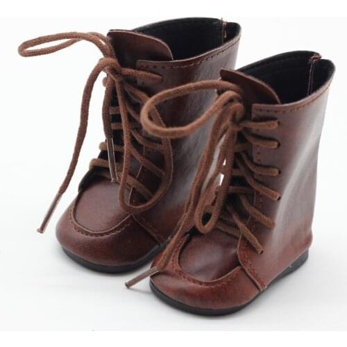 1 Color 7cm Doll Boots for 18-Inch Doll，1/3 BJD 43cm Baby Girl Doll Shoes Toys Accessories Best Gift for Christmas