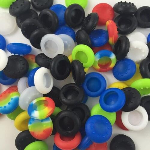 120pcs/lot Silicone Rubber 8pin/10pin Key Protector Thumb Grips Joystick Caps for Xbox One / Xbox 360 / Sony PS4 Slim Pro/ PS3
