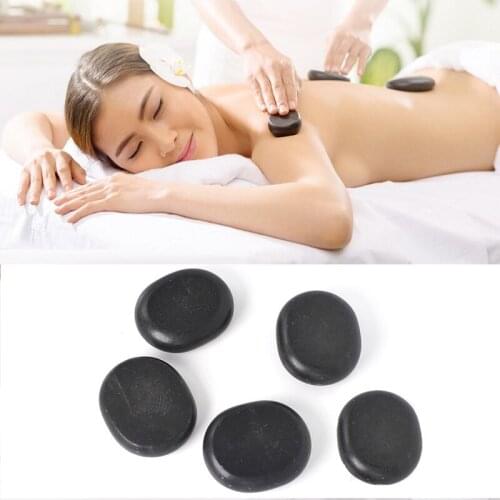 5 pieces of stone volcanic hot stone massage stone energy SPA essential oil volcano Beauty invigorate the massage stone