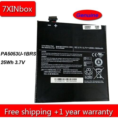 7XINbox 25Wh 6600mAh 3.7V Genuine PA5053U-1BRS Laptop Battery For Toshiba Excite 10 Series Tablet