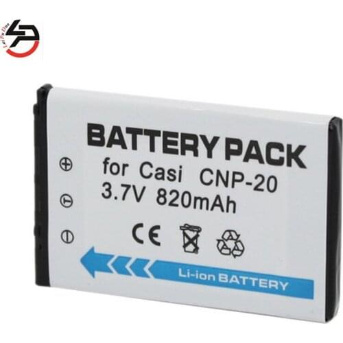 LPD 3.7v 820mAh 100% Brand New Replacement Batteries For Casio NP-20 NP-20DBA EX-S100 EX-S500EO DCS001 DLCS20 NP-FM20
