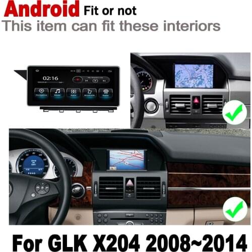 Android 7.0 up IPS car player For Mecerdes Benz GLK X204 2008~2014 NTG original Style Autoradio gps navi map Bluetooth WiFi