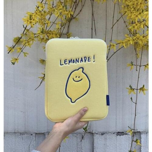 Ipad Pro 11 Case 2020 Lemon Fashion Cartoon Girls for apple 11 13 15 inch Tablet Protective Liner Sleeve Bag Pouch Laptop Bag