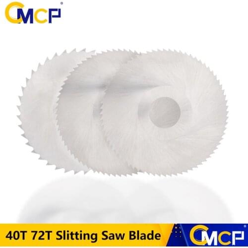CMCP 40T 72T Slitting Saw Blade 110mm HSS Wood Metal Cutting Disc Metal Cutter Power Tool High Hardness Circular Saw Blade