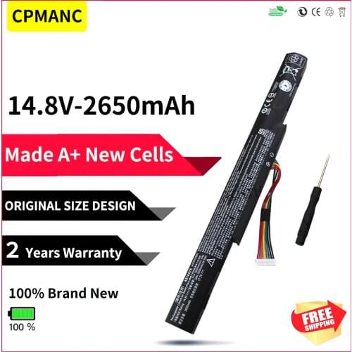 HSW New AS16A5K Battery For Acer Aspire E15 E5-475G 523G 573G 575G 774G E5-575G E5-575-59QB E5-575G-53VG AS16A7K AS16A8K