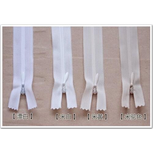 Dailylike 25cm Invisible Zipper Invisible Zipper Length Nylon Zipper Hand-made DIY Clothing Smooth and Durable Wallet Cloth