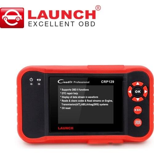 DHL free Launch X431 Creader CRP129 launch CRP129 ENG/AT/ABS/SRS EPB SAS Oil Service Light resets Code Scanner