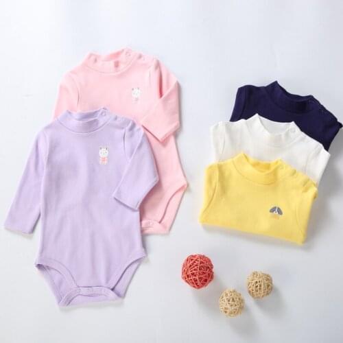 Baby 100%Cotton Romper 0-4Year Autumn Winter Newborn Baby Clothes For Girls Long Sleeve Kids Boys Jumpsuit Baby Outfits Clothes