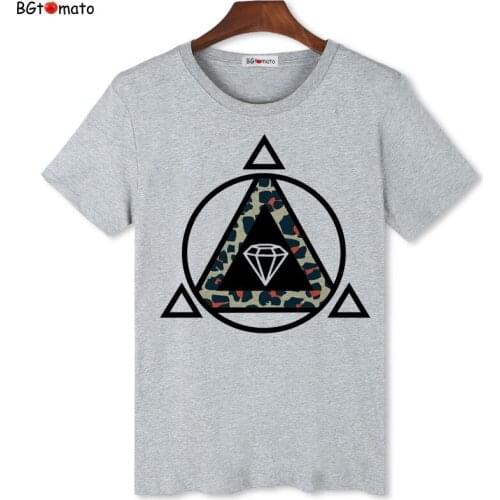 BGtomato Factory store cheap sale mens summer shirts Original brand good quality casual tops Super fashion printing T-shirt 435