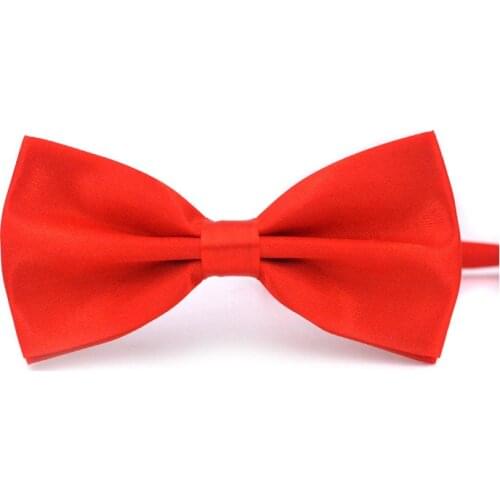 16 Colors Fashion Bow Ties For Men Bowtie Tuxedo Classic Solid Color Wedding Party Red Black White Green Butterfly Cravat Brand