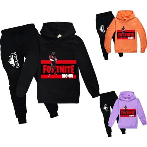 Fortnites Autumn Childrens Clothes Sets girls Hoodies and Long Pants 2 Pieces Clothing Sets Childrens Boys clothes