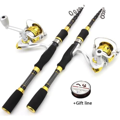 NEW MINI 1.8M 2.1M lure rod and Fishing reel set Beginner children cheap Carbon Fiber fishing rod sea Travel ultralight rod