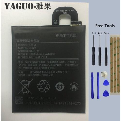 Original Backup For Letv leEco X500 LT55C Battery For Letv leEco X500 LT55C Smart Mobile Phone + Free Tools