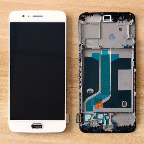 Original AMOLED LCD For Oneplus 5 LCD Display Touch Screen Frame For Oneplus 5 Screen One Plus 5 LCD A5000 Replacement