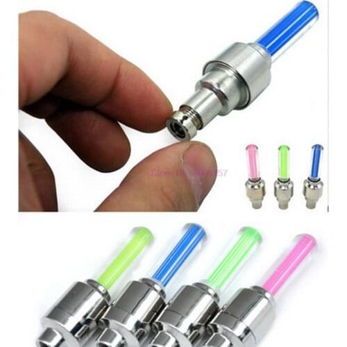 By dhl or fedex 500pairs new MixColor Firefly Effect LED Flash Tyre Wheel Valve Cap Light For Car Bike Motorcycle Accessories