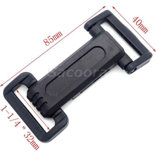 100pcs/pack Pack 1-1/4" Webbing Plastic Belt Strap for Sports Bag Backpack Straps Crafts