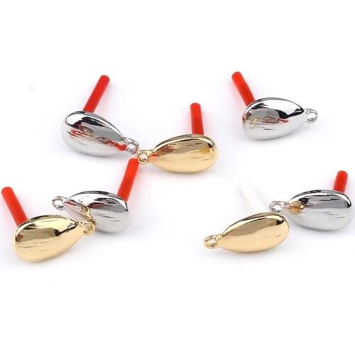 10pcs/Lot Gold Zina Alloy Handmade Earring Make Accessory Earring Findings Water Earrings Dangle Earings Diy Jewelry Make