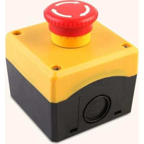 XAL-11G 1 bit 22mm button switch emergency stop button protective box flame retardant waterproof and dustproof IP65