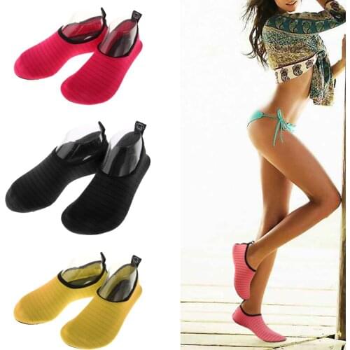 Women Men Water Sports Shoes Beach Socks Yoga Pool Swim Dive Barefoot Shoe w/ Non-slip Sole for Surfing Boating Sailing