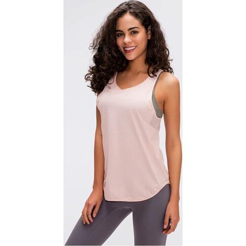 None Sleeve Women’s Sports Top Summer Mesh Blend Gym Fitness T-Shirts Quick-Drying Running Sportswear Workout Clothing
