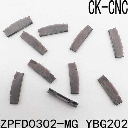 10pcs ZPFD0302-MG YBG202 Hot Sale Machine Carbide Inserts new Turning Tools Cutting Blade, Turning Tip,series Lathe Tool