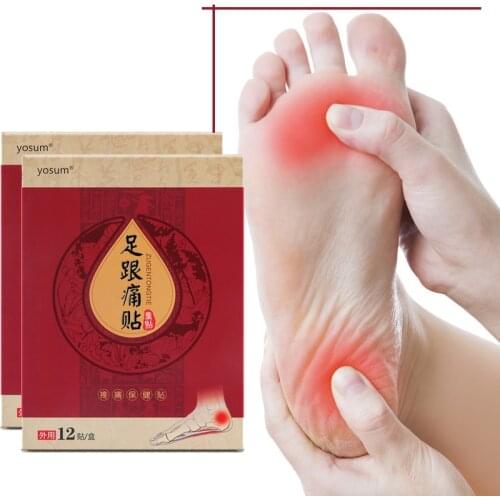 Heel Pain Patch Treatment Care Heel Pain Herbal Heel Spur Rapid Foot Plaster Patch Relief Pain Sticker Foot Care