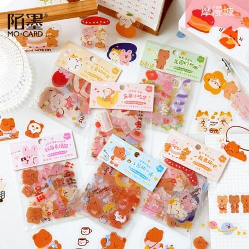 20set/lot Kawaii Stationery Stickers Cute crit series boxed stickers Planner Decorative Mobile Stickers