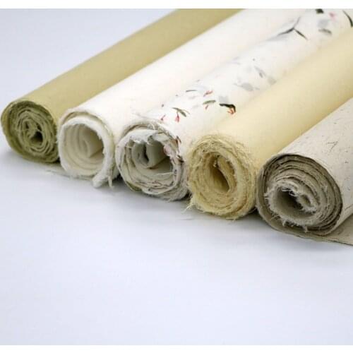 20sheets Painting Xuan Paper Chinese Yunlong Fiber Paper Handmade Calligraphy Half Ripe Rice Paper Rijstpapier Papel Arroz