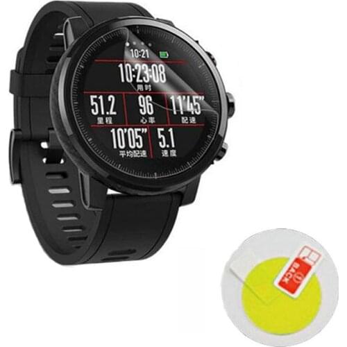 2x Soft TPU Ultra Clear Protective Film For Xiaomi Huami Amazfit Stratos Pace 2/2S Sport Smart Watch Full Screen Protector Cover