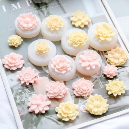 3d Flower Mold Fondant Cake Silicone Mold Cake Decoration Accessories DIY Soap Mold Soap Making Supplies Resin Mould