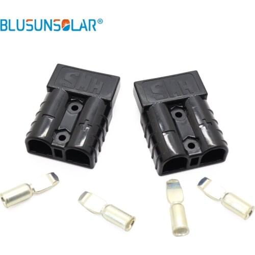 50 Piece Red/Black/Grey 3 Colors SB50 Power 2 Pole 50 Amp 8 AWG Battery Connector Plug Connect solar panel battery