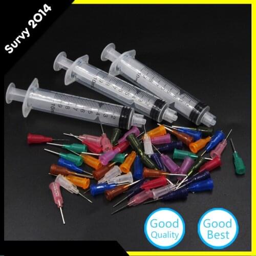 50Pcs Useful New Hot sale High Quality SMT SMD PCB Solder Paste Adhesive Glue Liquid Dispenser+Dispensing Needle Wholesale
