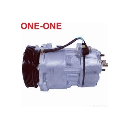 AC A/C Compressor 12V-6PK -128MM 7D0820805C 7D0820805H 7D0820805G 850140N 8FK351127431 8FK351127931