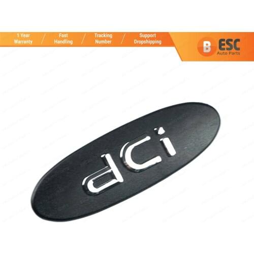 ESC ESP572 Black dci Badge Monogram Emblem for Renault Clio MK2 Kangoo 8200083505