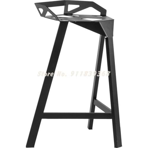 American loft industrial style wrought iron bar stool high stool bar stool cash register bar KTV creative diamond chair