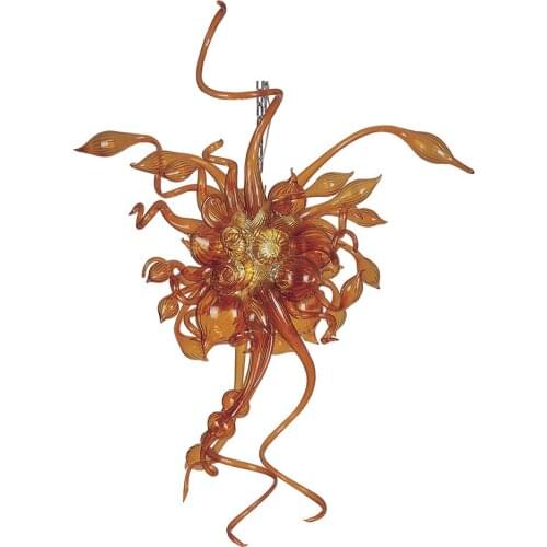 Free Shipping European Arabic Latest Design Murano Ceiling Blown Glass Chandelier