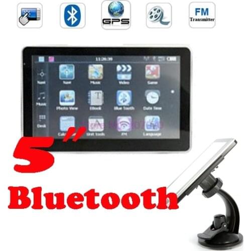 By DHL or Fedex 30pcs Bluetooth and AVI-in 256mb 8gb 5 inch HD GPS with FM& WinCE 6.0 with 2012 maps,Navitel 5.0